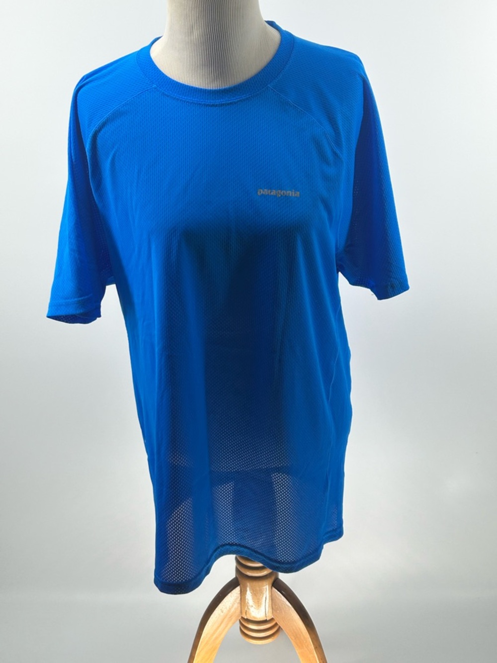 Patagonia Men’s Electric Blue Short-Sleeve Crew Tee